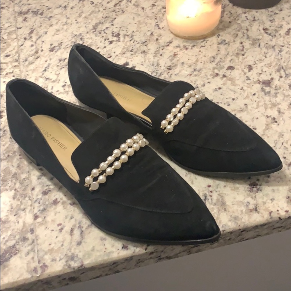 Marc Fisher Black Pearl Flats